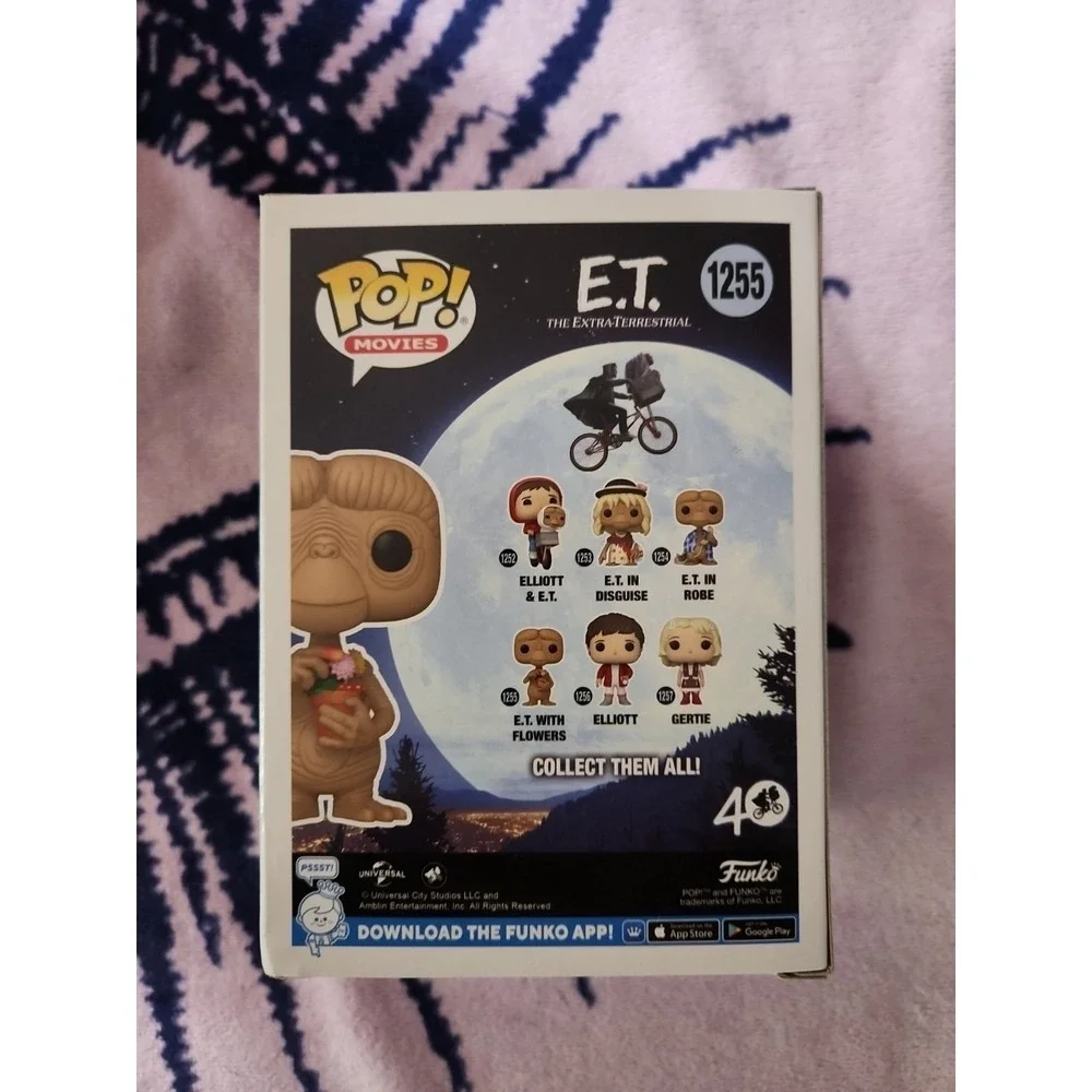 Funko Pop! Vinyl: E.T. the Extra-Terrestrial - E.T. With Flowers #1255 New PP